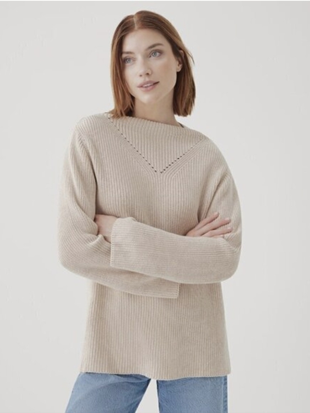 Pact Fisherman Sweater